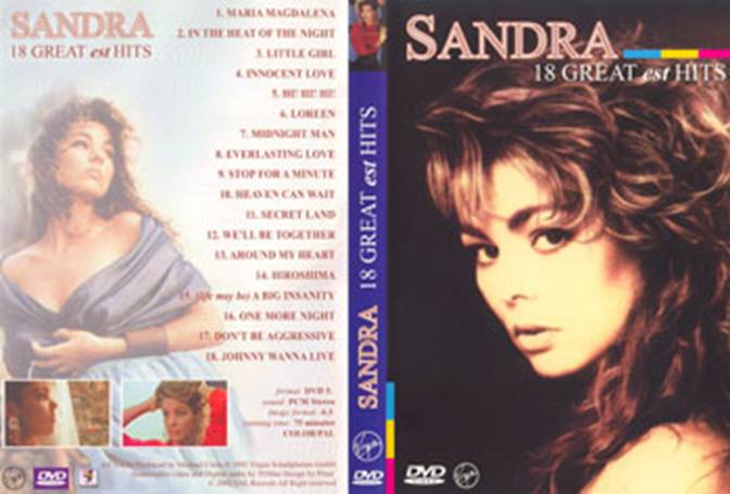 Sandra 18 Greatest Hits (сборник видеоклипов) на двд